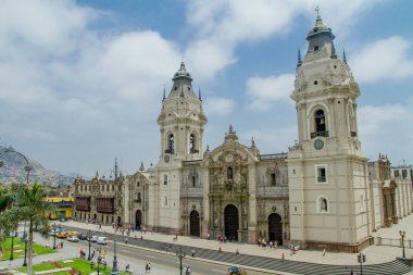 Cathedral of Lima in Peru clipart