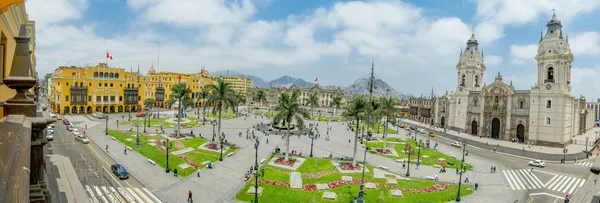 Plaza de armas en Moquegua, Pérou Photo De Stock