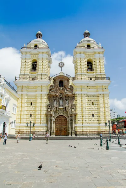 ペルーのリマでサンフランシスコ教会 — ストック写真