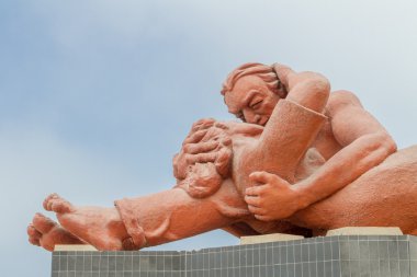 açık havada anıt, parque del amor, lima, peru