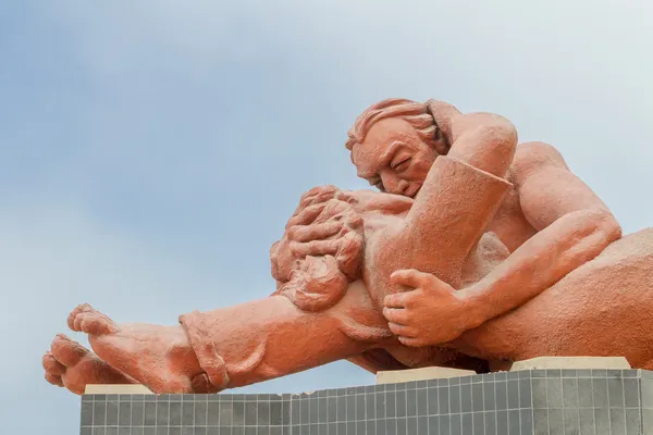 Monumento ao ar livre, Parque del Amor, Lima, Peru — Fotografia de Stock