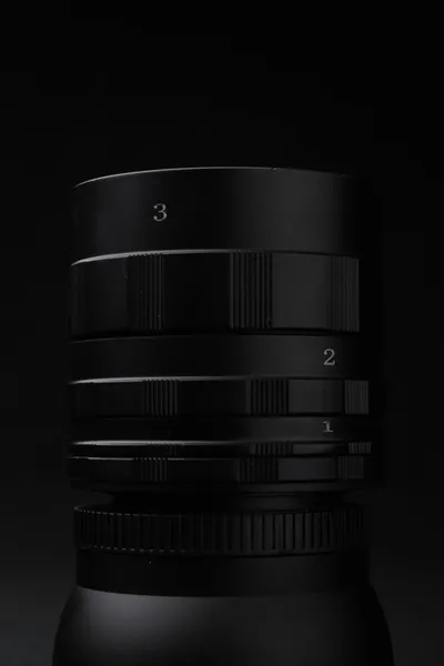 Set of extension tube used for macro photography — Stockfoto