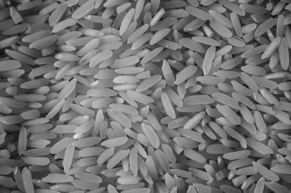 Close up van stapel voor gedopte rijst zaden — Stockfoto