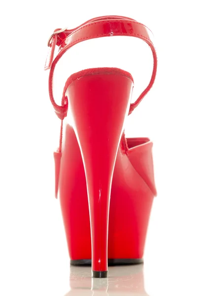 Red high heel women shoe — Stock Photo, Image