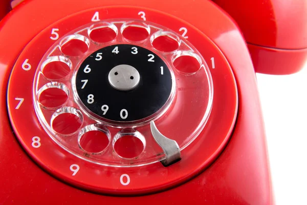 Téléphone rouge vintage — Photo