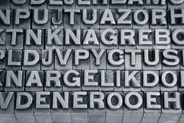 antika metal mektup türü arka plan