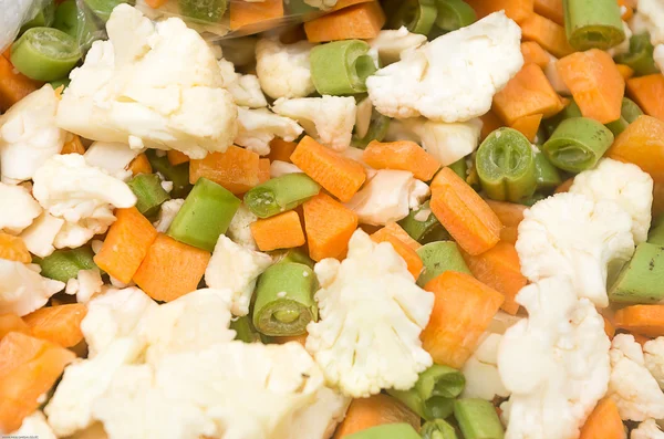 Salade de légumes frais, gros plan — Photo