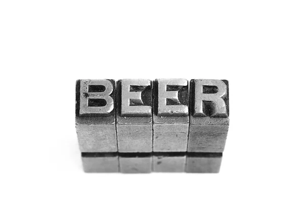 Bière rétro signe . — Photo