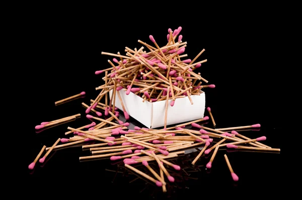 Bunch of red matches — Stock Photo, Image