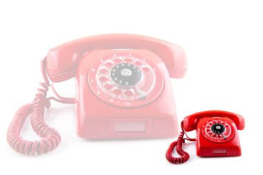telefon genel kavram eski kırmızı telefon