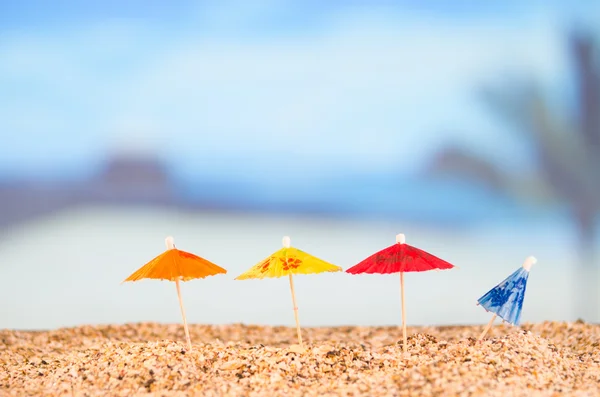 Playa de arena en concepto de verano — Foto de Stock