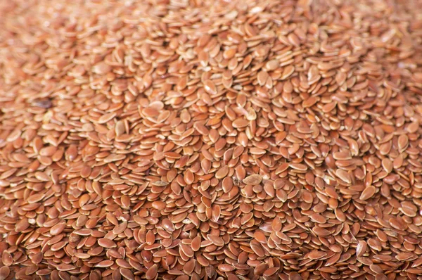 Primer plano de semillas de lino, fondo de linaza — Foto de Stock