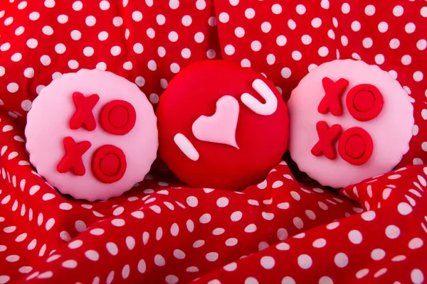 Cupcake con I love you written on it — Foto Stock