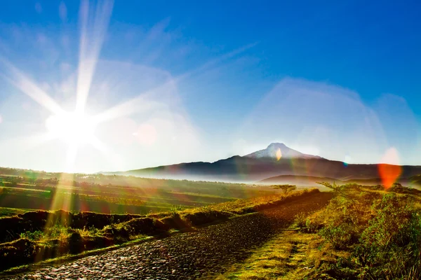 Sonnenaufgang im Himmel, Ecuador — Stockfoto