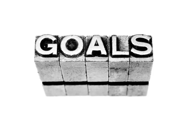 Goals sign — Stock Photo, Image