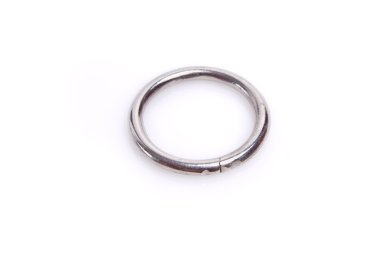 metal halkalar tamamen beyaz izole