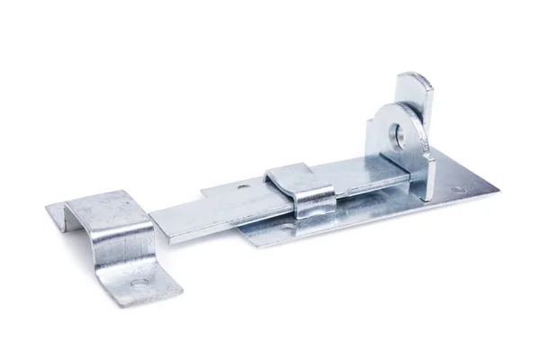 Silver door latch for lock — Stock Photo, Image