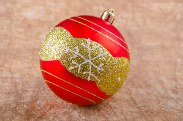 Christmas ball with snowflake Stock Picture