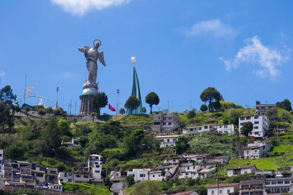 Quito old town historic center view, Ecuador. — Stock Photo, Image