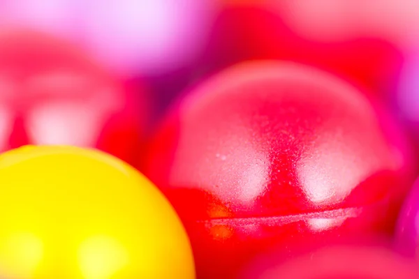 Bola warna Latar belakang fokus selektif warna cerah — Stok Foto