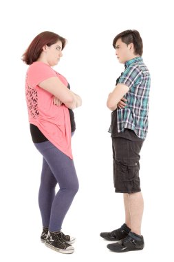 Alternatif beyaz zemin üzerine birkaç dövüş