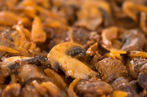 Beef stew with mushrooms — Stock Photo, Image