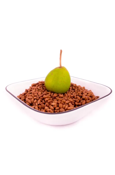 Cereal breakfast on a bowl — Stock Photo, Image