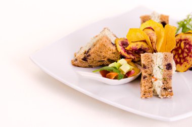 sandviç ile tavuk gurme