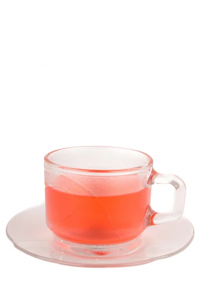Čaj růže bud v poháru, — Stock fotografie