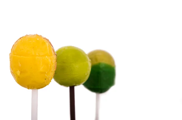 Colorful lollipop candy on a stick — Stock Photo, Image