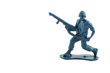 oyuncak asker beyaz arka plan