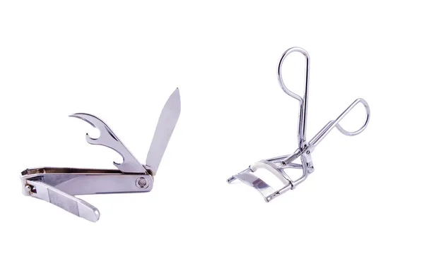 Nail clipper on a white background — Stock Photo, Image