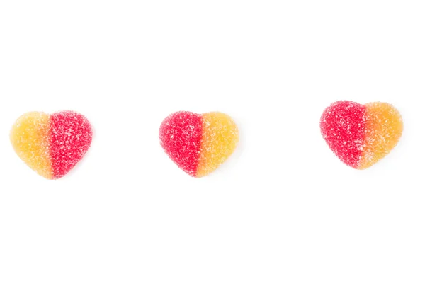 Jelly candy hearts — Stock Photo, Image