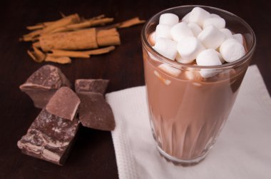üstüne bir fincan sıcak çikolata şekerleme