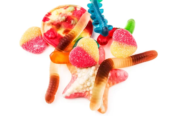 Gelatina caramelle assortiti — Foto Stock