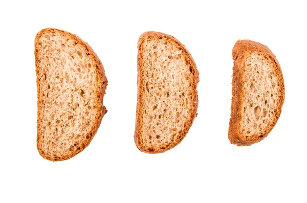 Brood geïsoleerd op een witte achtergrond — Stockfoto