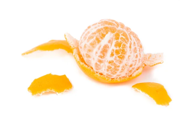 Tangerine op een witte achtergrond — Stockfoto