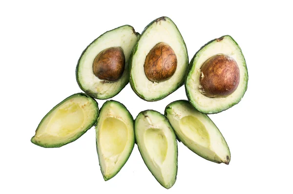 Avocatto op een witte achtergrond — Stockfoto