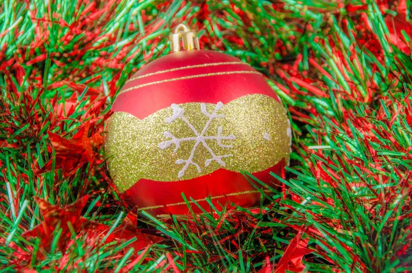 Noel dekorasyon top — Stok fotoğraf