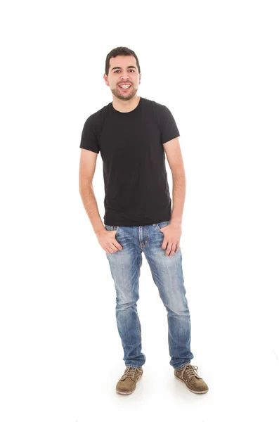 Young man posing with hands in pockets — Stock Photo, Image