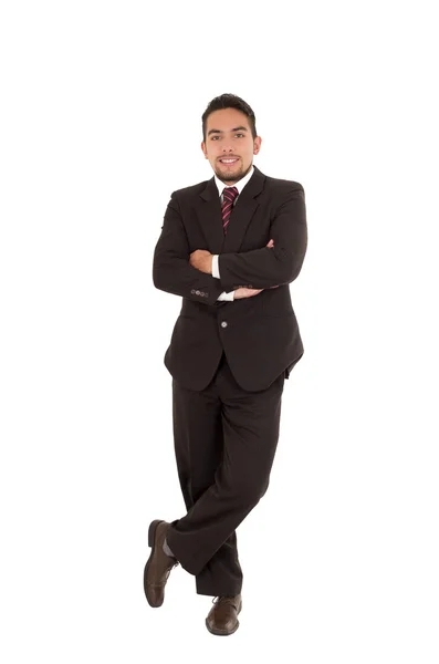 Élégant homme hispanique dans un costume — Photo