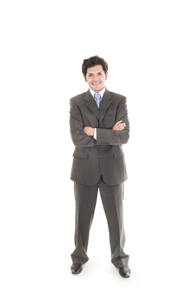 Latino en traje posando — Foto de Stock