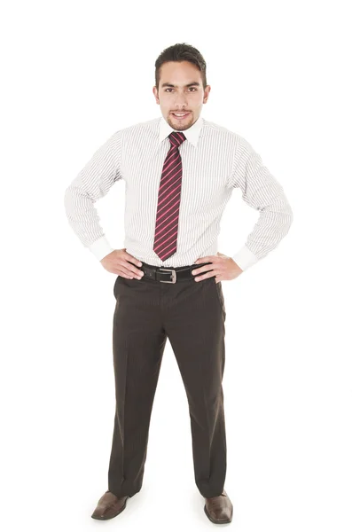 Young confident businessman posing — Stock Photo, Image