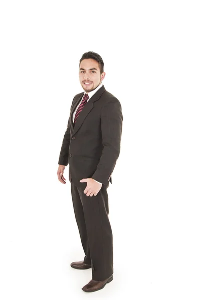 Executive young man wearing a dark suit — Stock Photo, Image