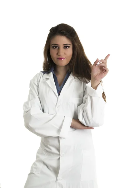 Młode piękne kobiece lekarz stałego — Zdjęcie stockowe