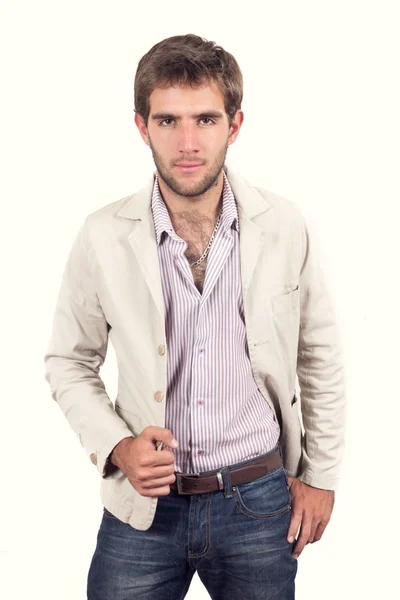 Handsome young man dressed casually — Stock Photo, Image