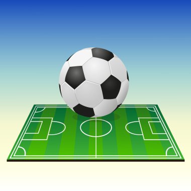 gol bir futbol sahası üzerinde