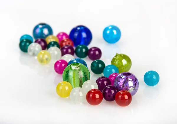 Bright glass beads — Stock Photo, Image