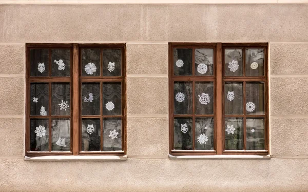 New year windows — Stock Photo, Image