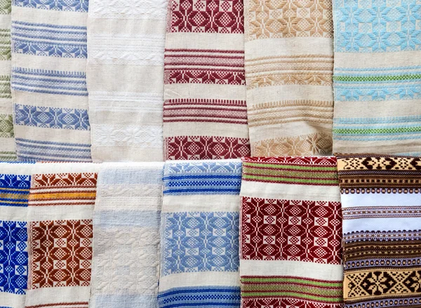 Ukrainian embroidered towels - rushnyk — Stock Photo, Image